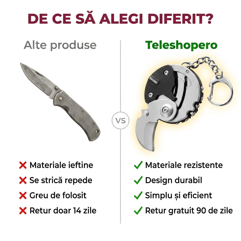 Breloc Multiunealtă EDC Compact