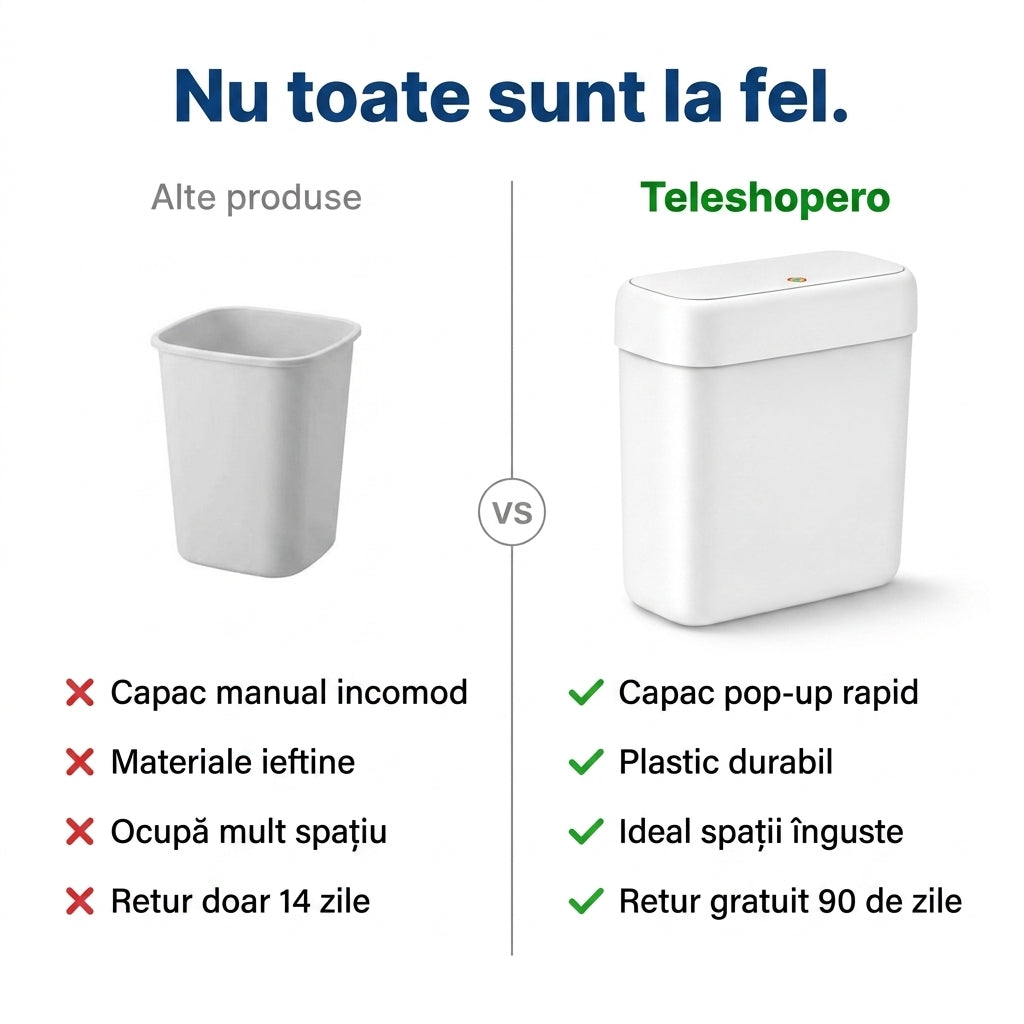Coș Gunoi Mini Capac