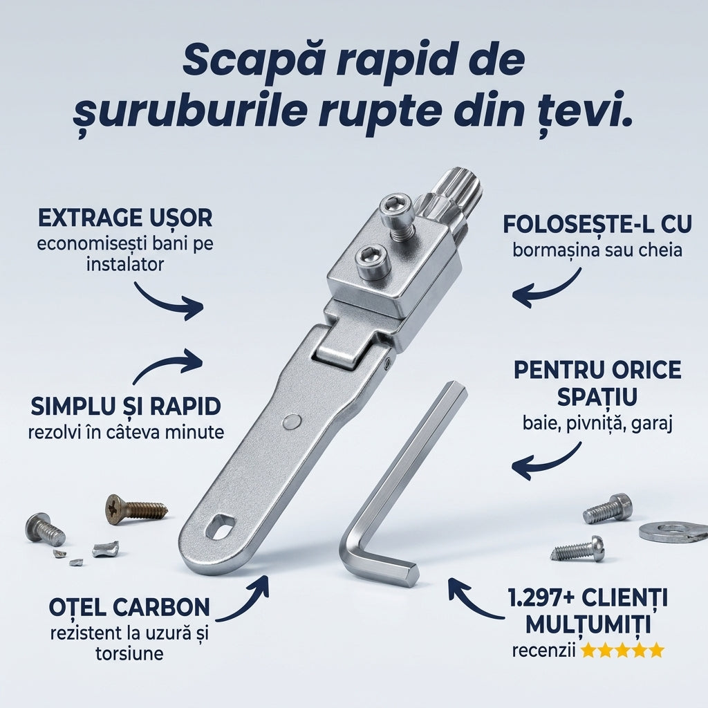 Extractor Țevi Șuruburi Sparte