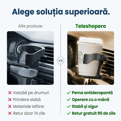 Suport Pahar Auto Ventilație