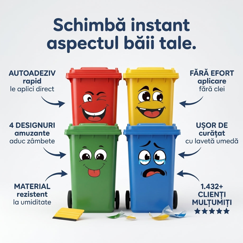 Autocolante Haioase pentru Coș