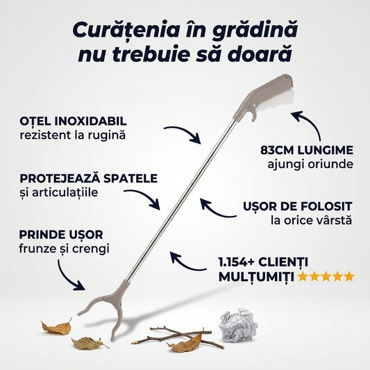 Clește Curățenie Grădină Inox