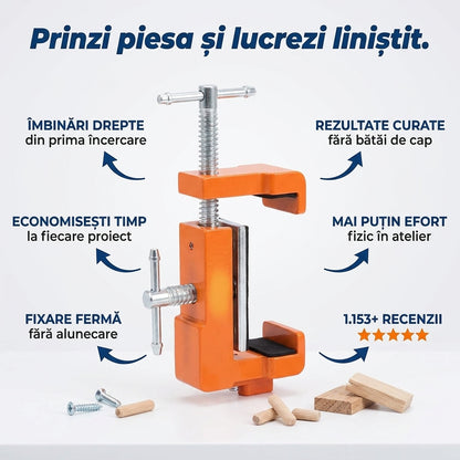 Clește Fixare Precizie Lemn