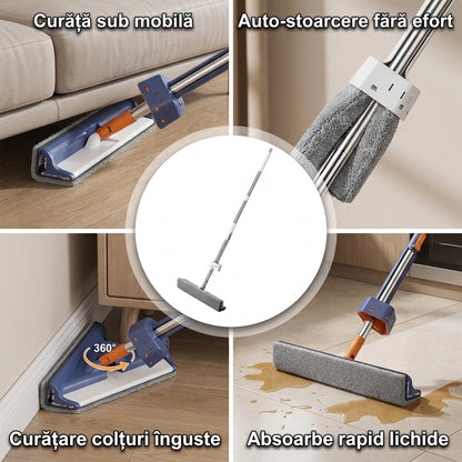 Mop Triunghiular Auto-Spălare