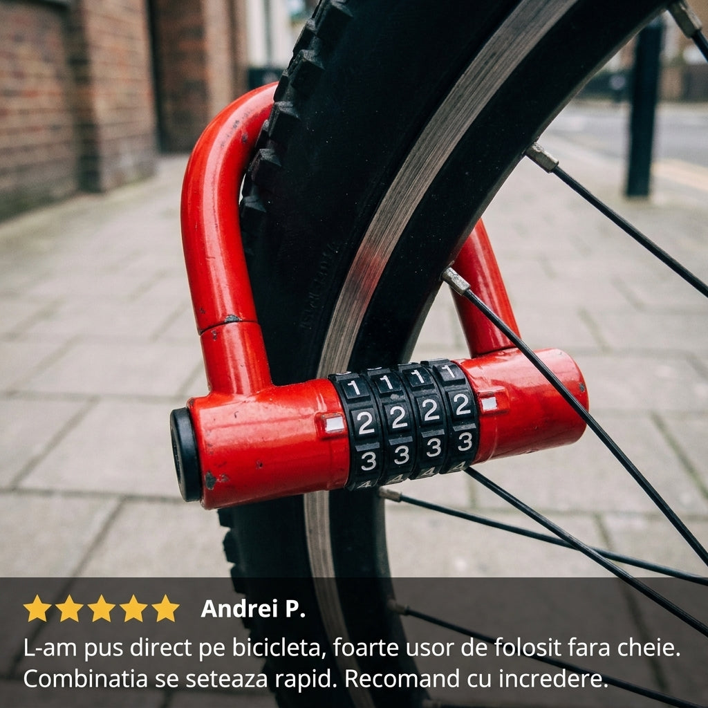 Lacăt Combinație Bicicletă