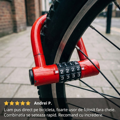 Lacăt Combinație Bicicletă