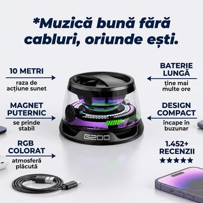 Boxă Magnetică Portabilă LED