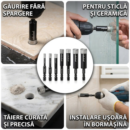 Set freze diamantate găurire