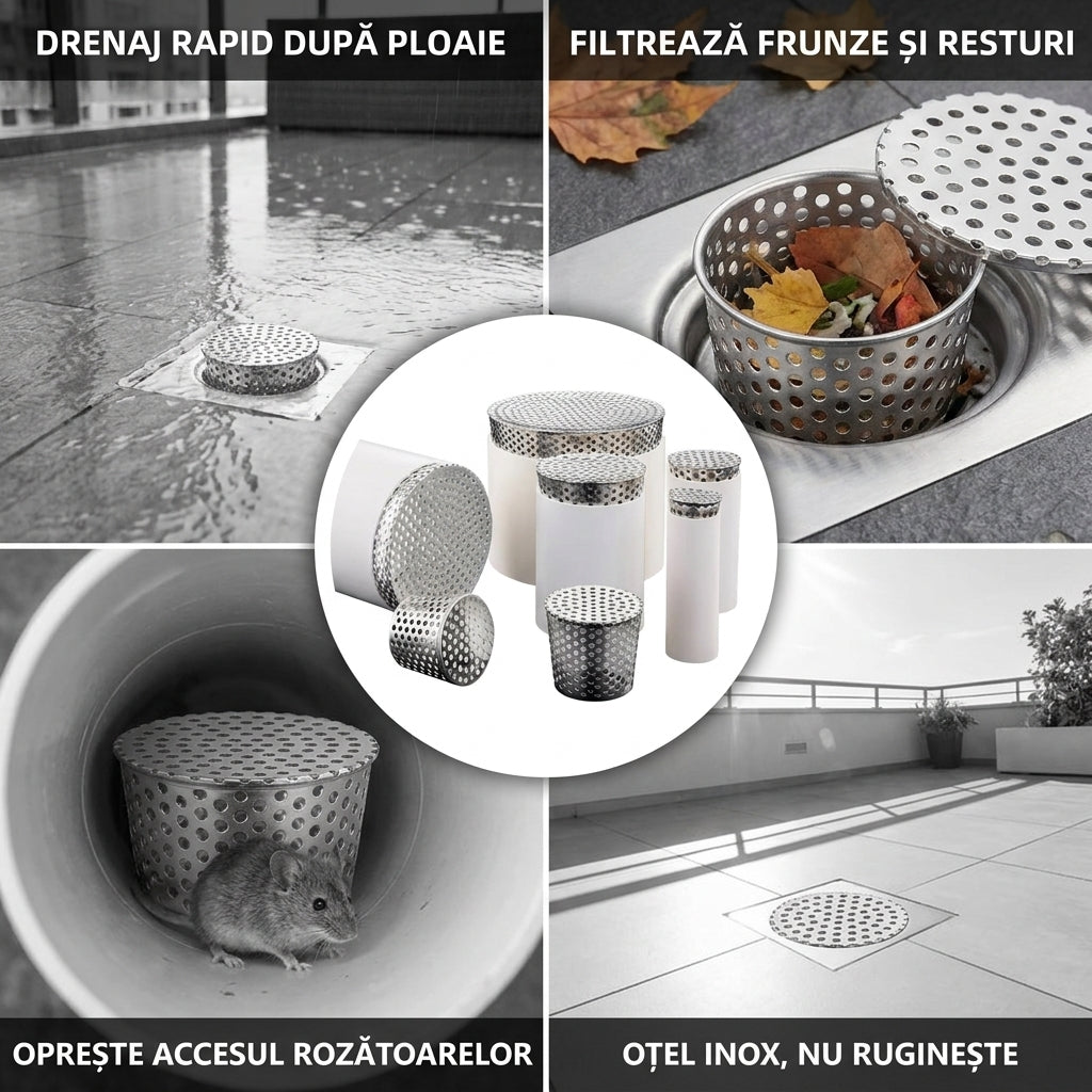Scurgere Inox Terasă