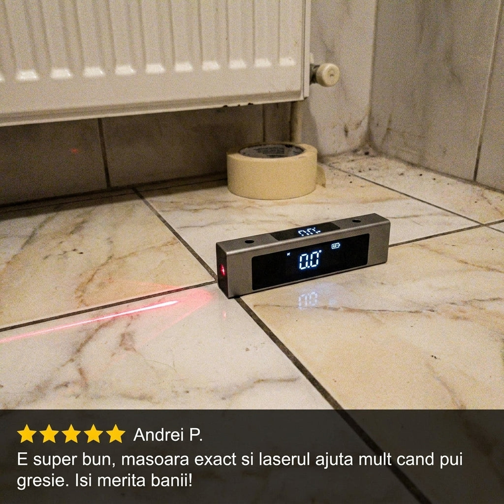 Inclinometru Digital cu Laser
