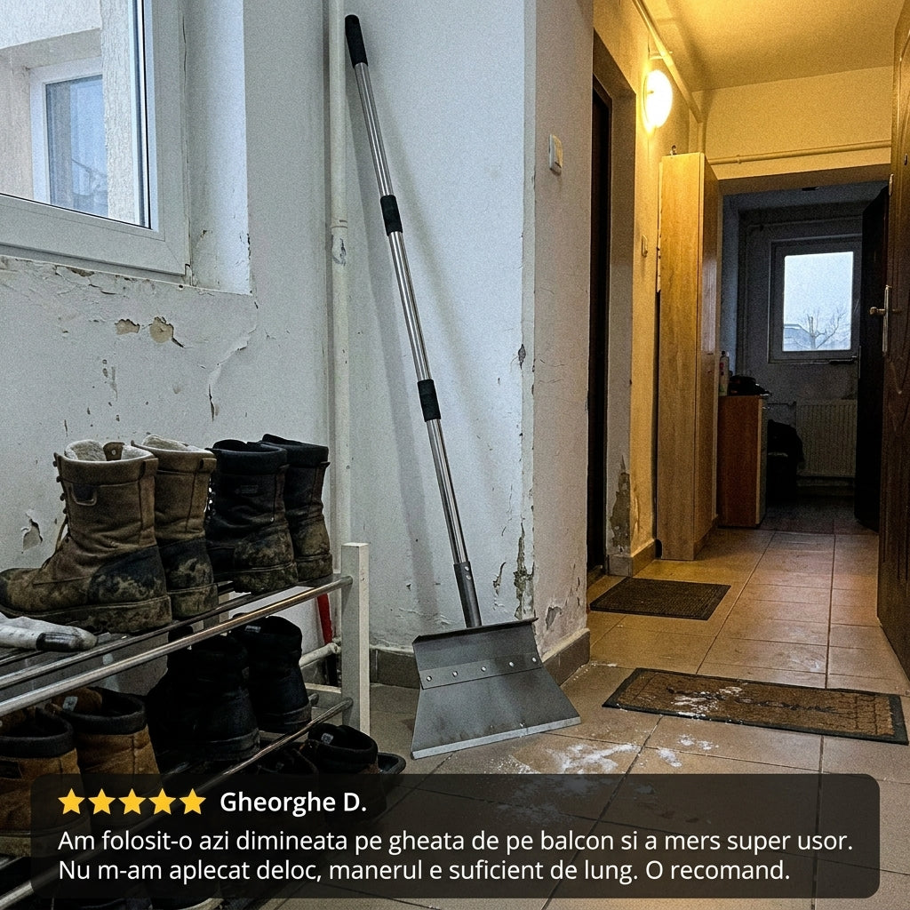 Lopată Zăpadă Mâner Lung