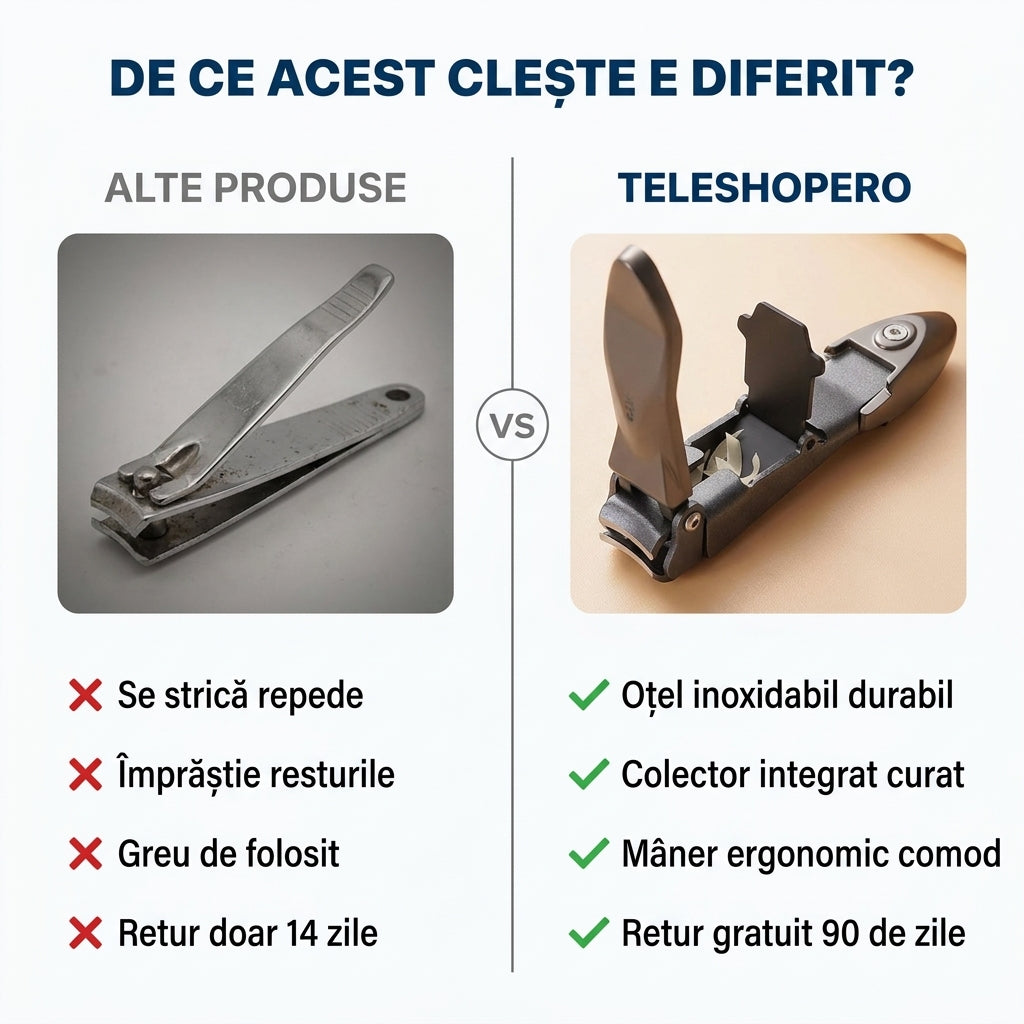 Clește Unghii cu Colector