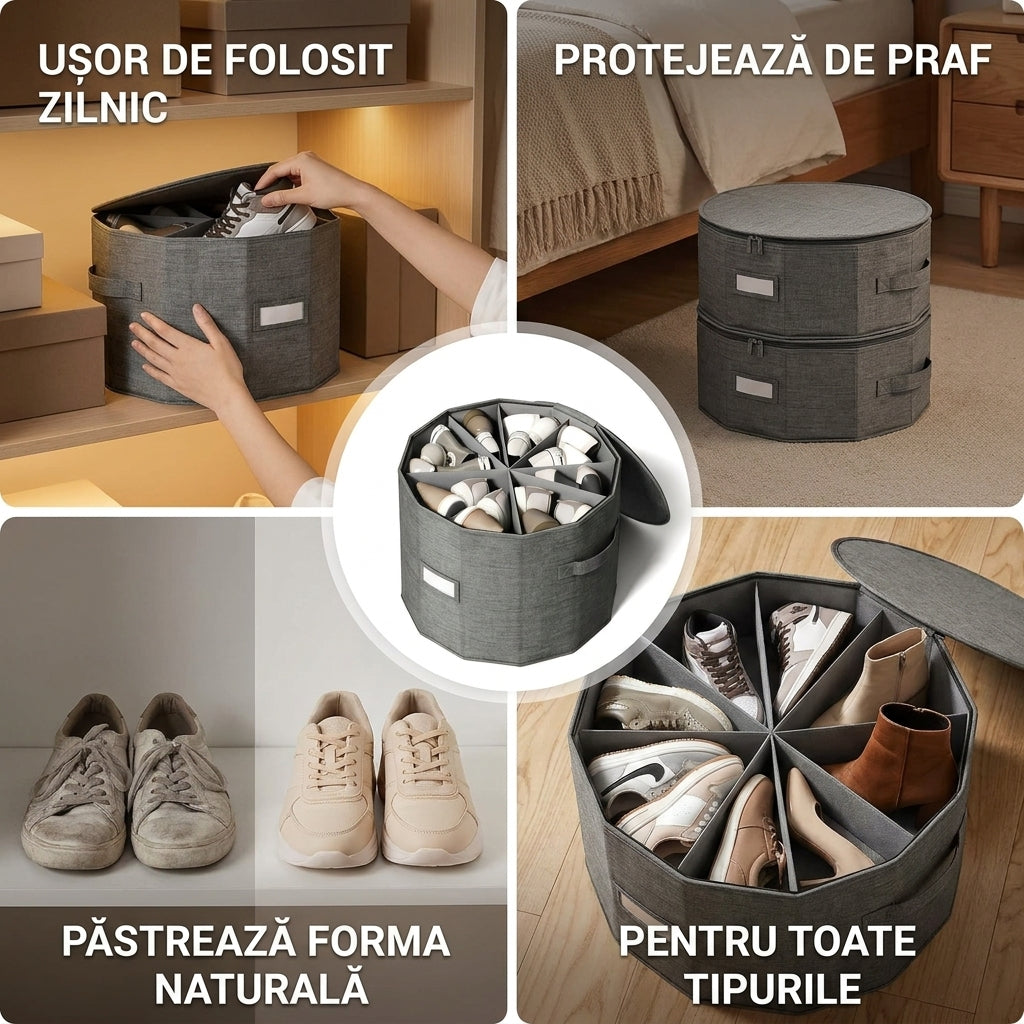 Organizator Rotund pentru Pantofi