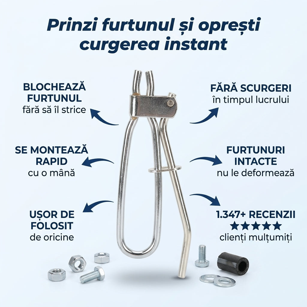 Clemă Blocare Conducte Auto