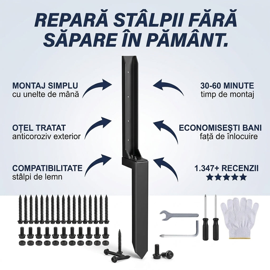 Kit Reparare Stâlpi Gard