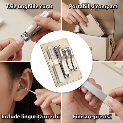 Trusă Îngrijire Unghii Inox