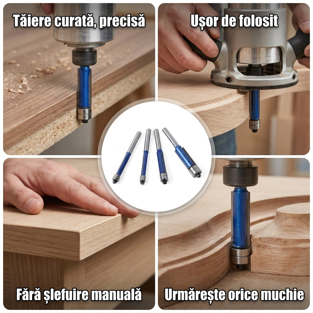 Freză Flush Trim Tâmplărie