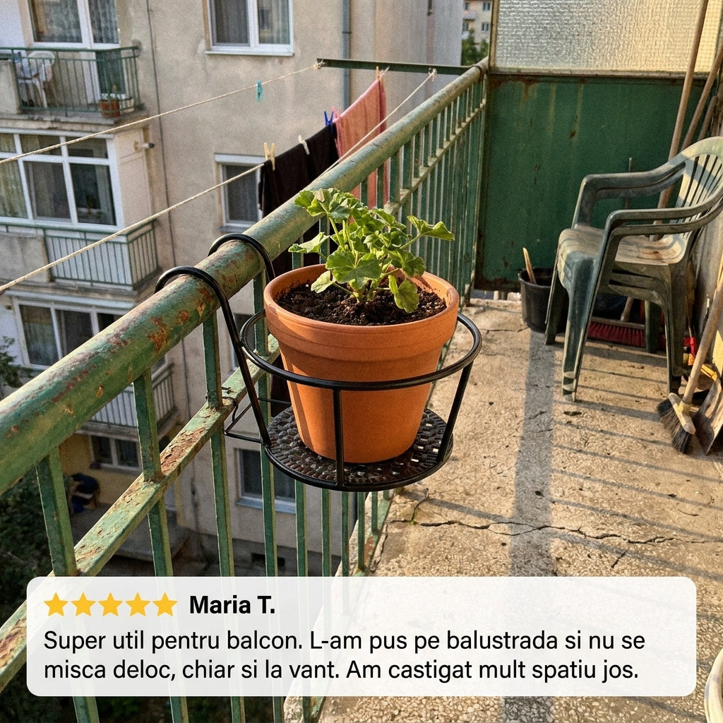 Suport Suspendat Ghivece Balcon