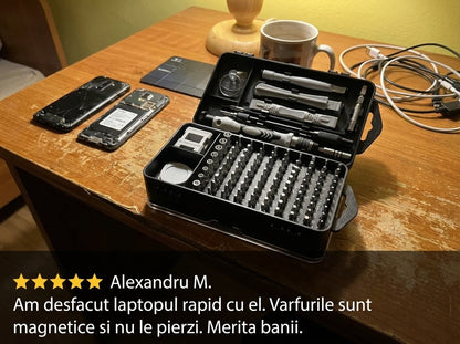 Set Șurubelnițe Precise Magnetice