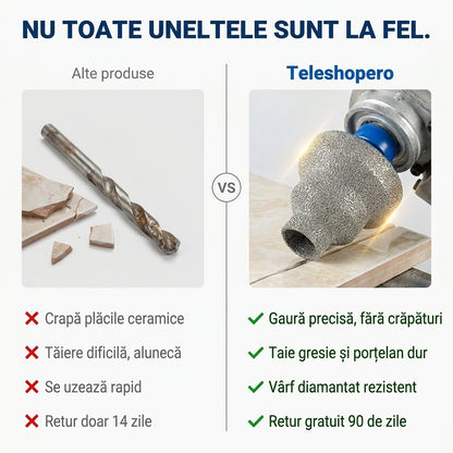 Burghiu Diamantat Gresie Porțelan