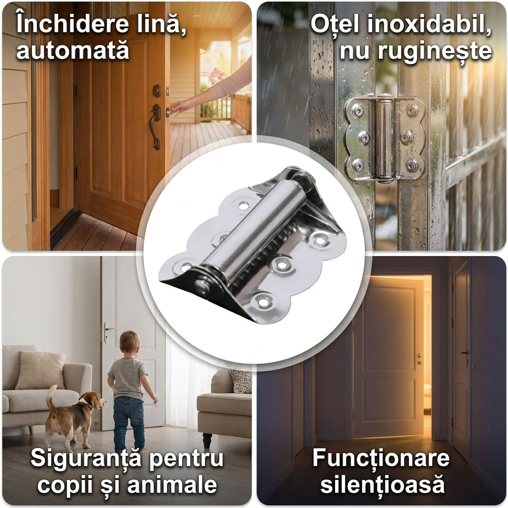 Balamale Auto-Închidere Inox