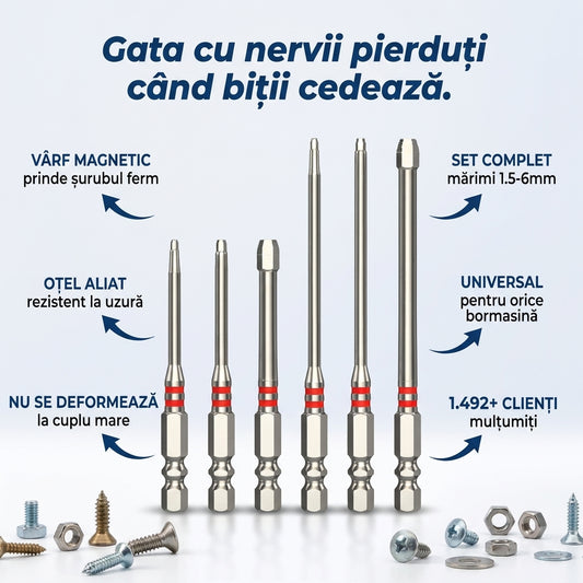 Biți Hex Șurubelniță