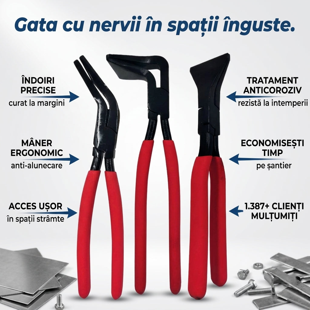 Clește Îndoit Tablă Profesional