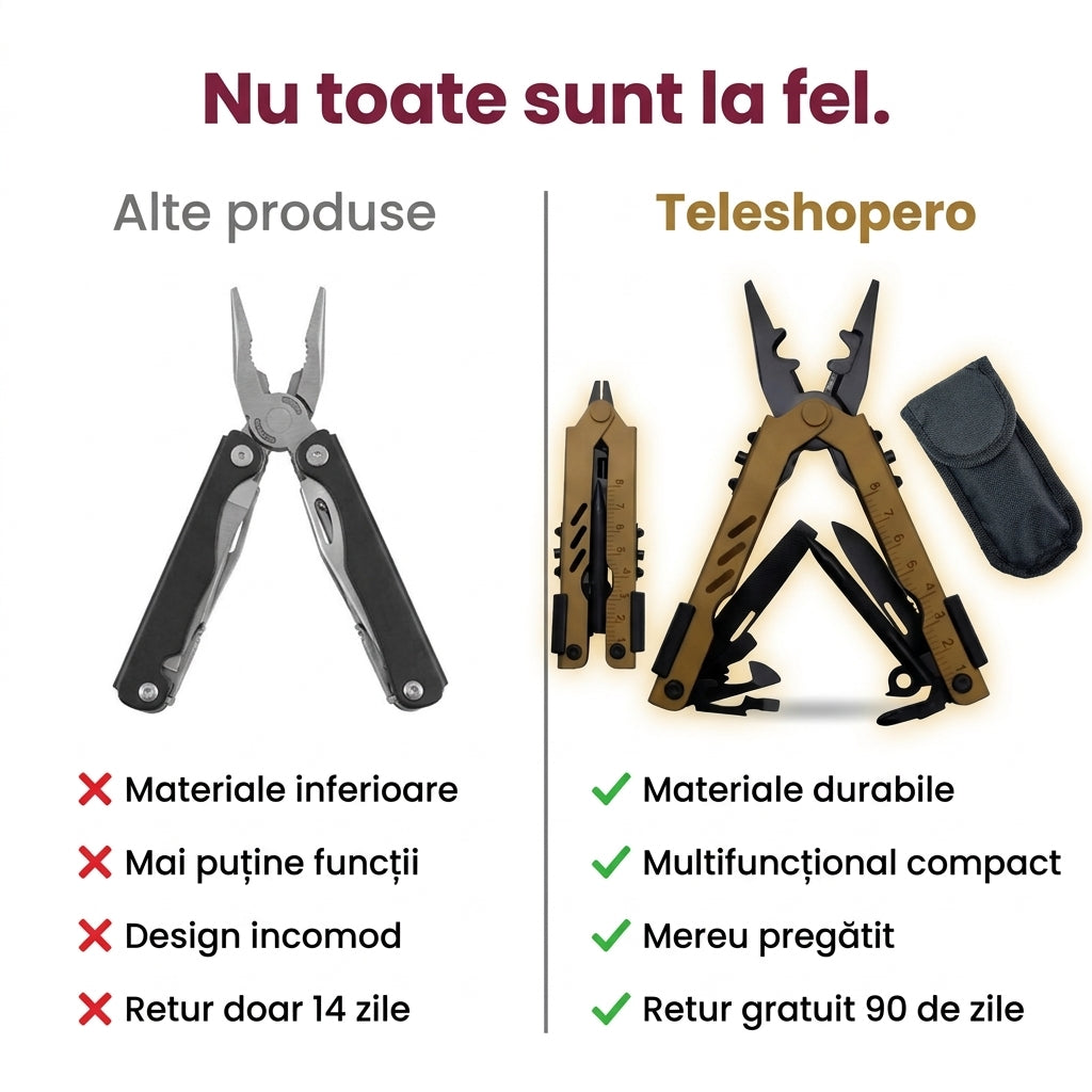 Unealtă Multifuncțională de Camping