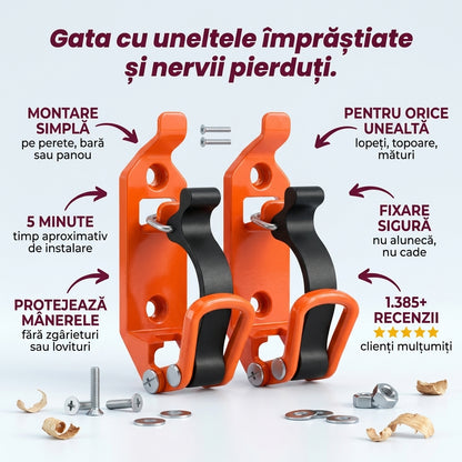 Set 2 Suport Perete Unelte