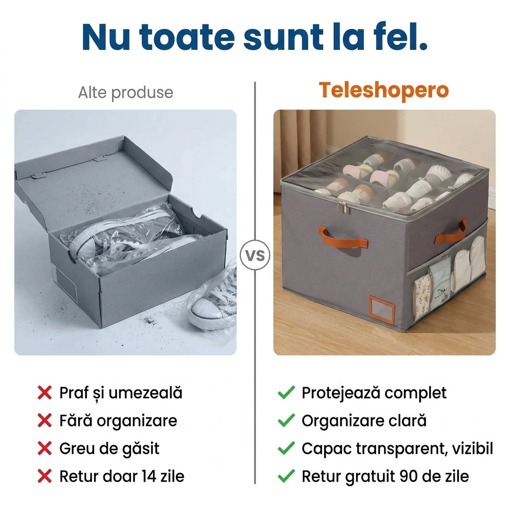 Cutie Organizare Încălțăminte Pliabilă