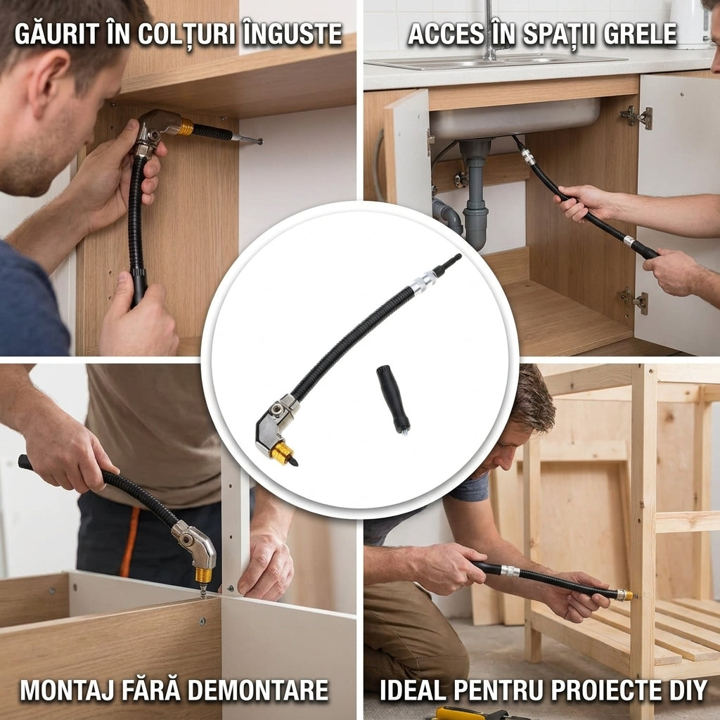 Adaptor Unghiular pentru Burghiu