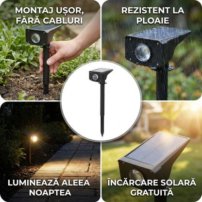 Proiector Solar LED Exterior