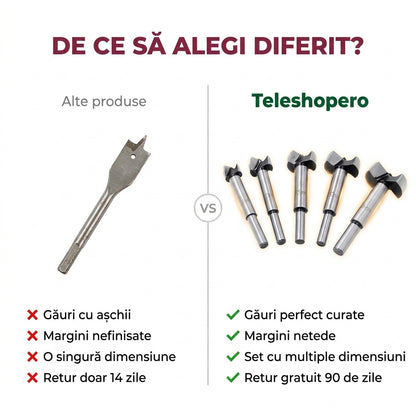 Set Burghie Forstner Lemn