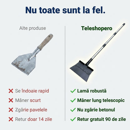 Lopată Plată Deszăpezire