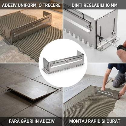 Gletieră Reglabilă pentru Adeziv
