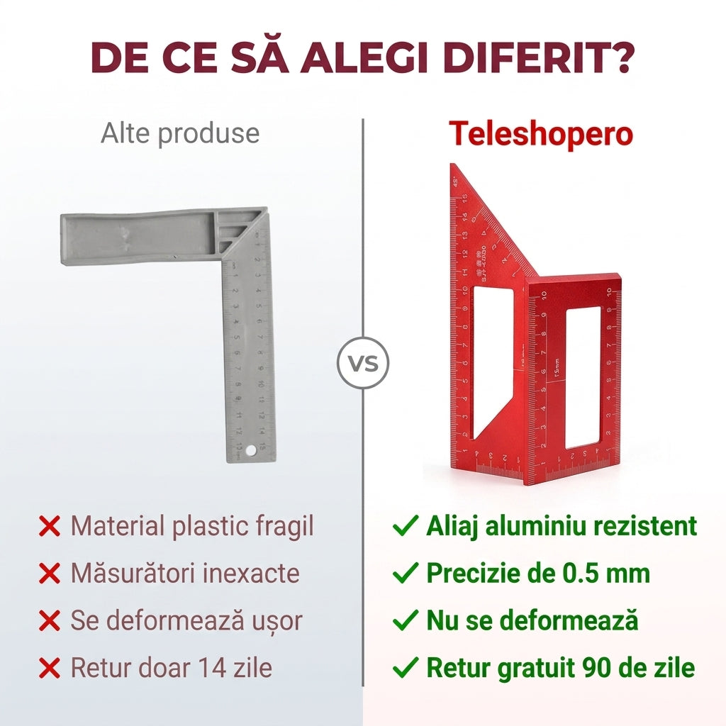 Riglă Unghiulară Multifuncțională