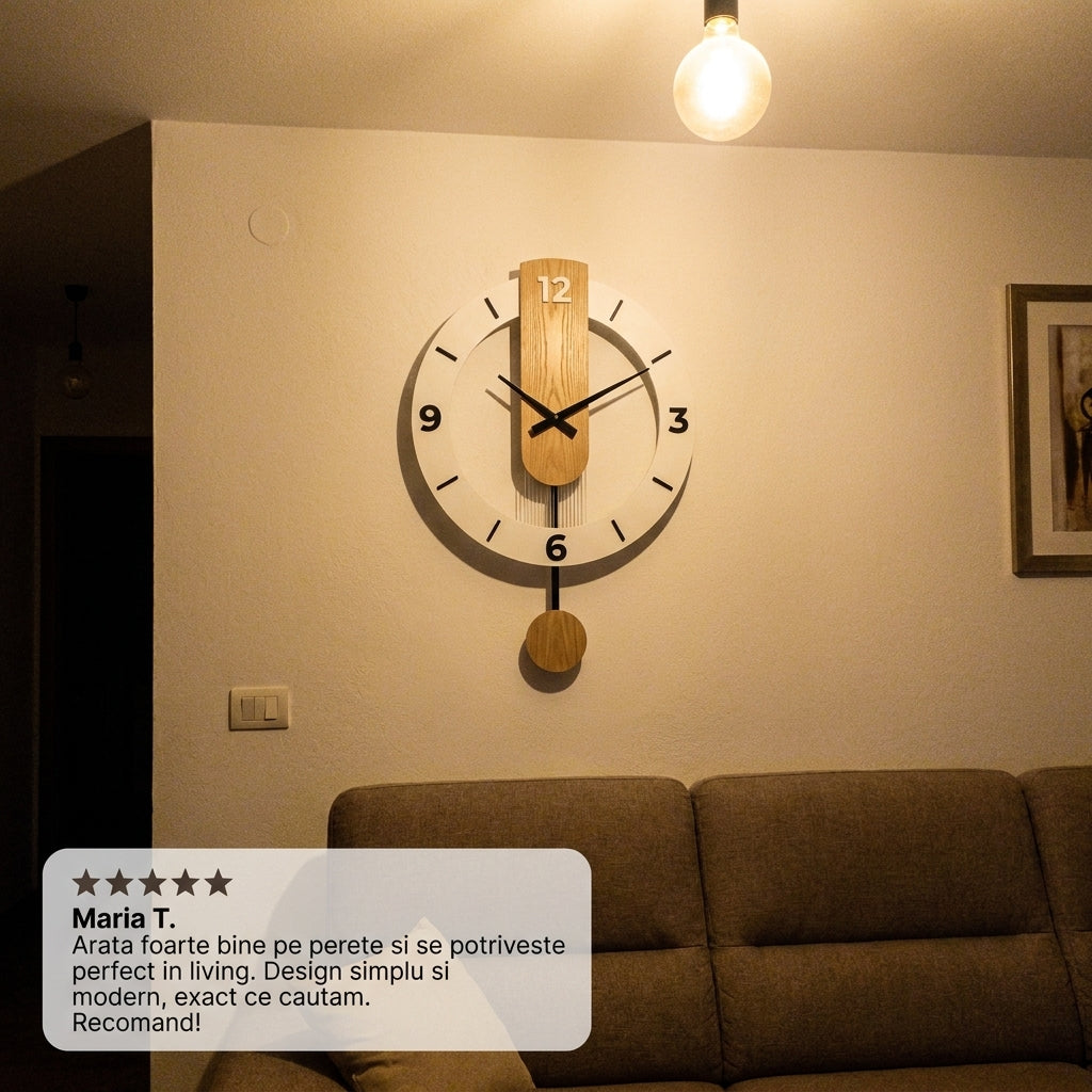 Ceas Perete Minimalist Modern