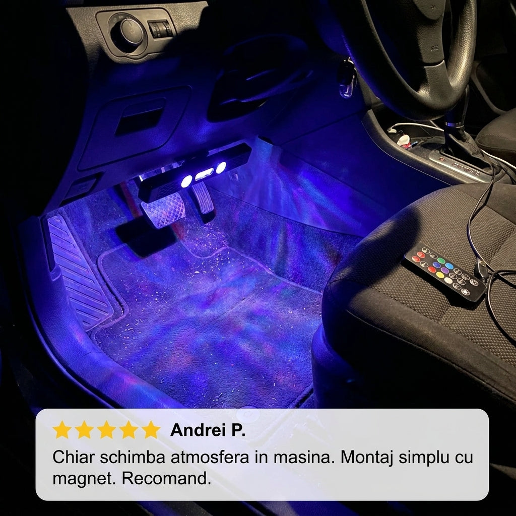 Lumini LED Auto Colorate