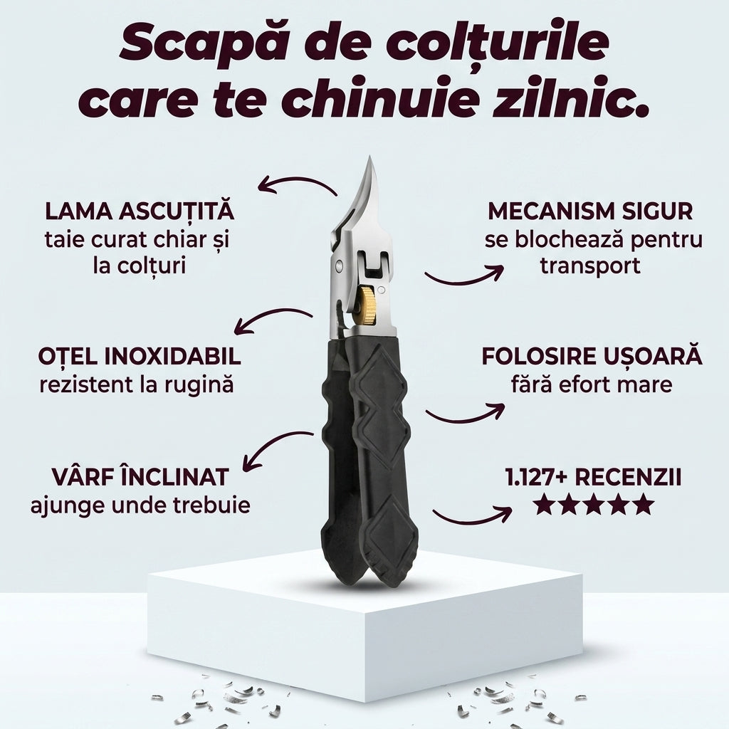 Clește Unghii Vârf Ascuțit