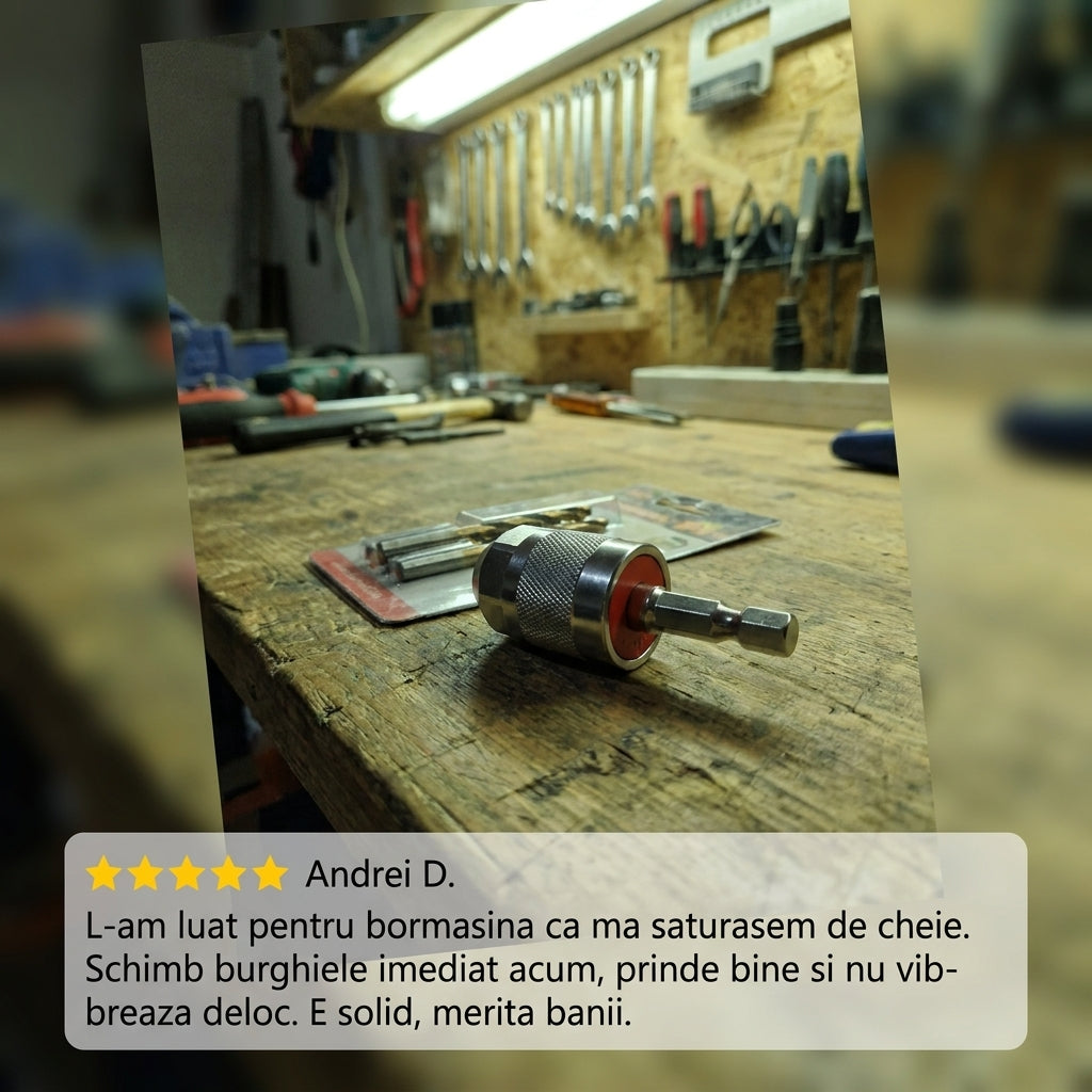 Adaptor Hexagonal pentru Burghie