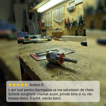 Adaptor Hexagonal pentru Burghie