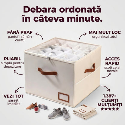 Organizator Pliabil pentru Pantofi