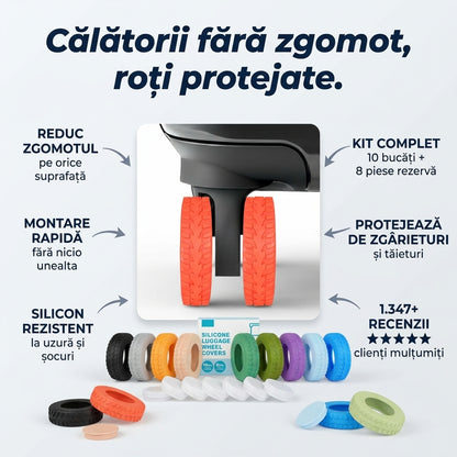 Protecții Silicon Roți Troler