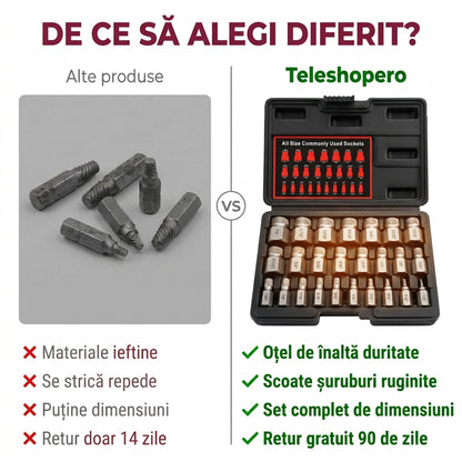 Set Extractor Șuruburi