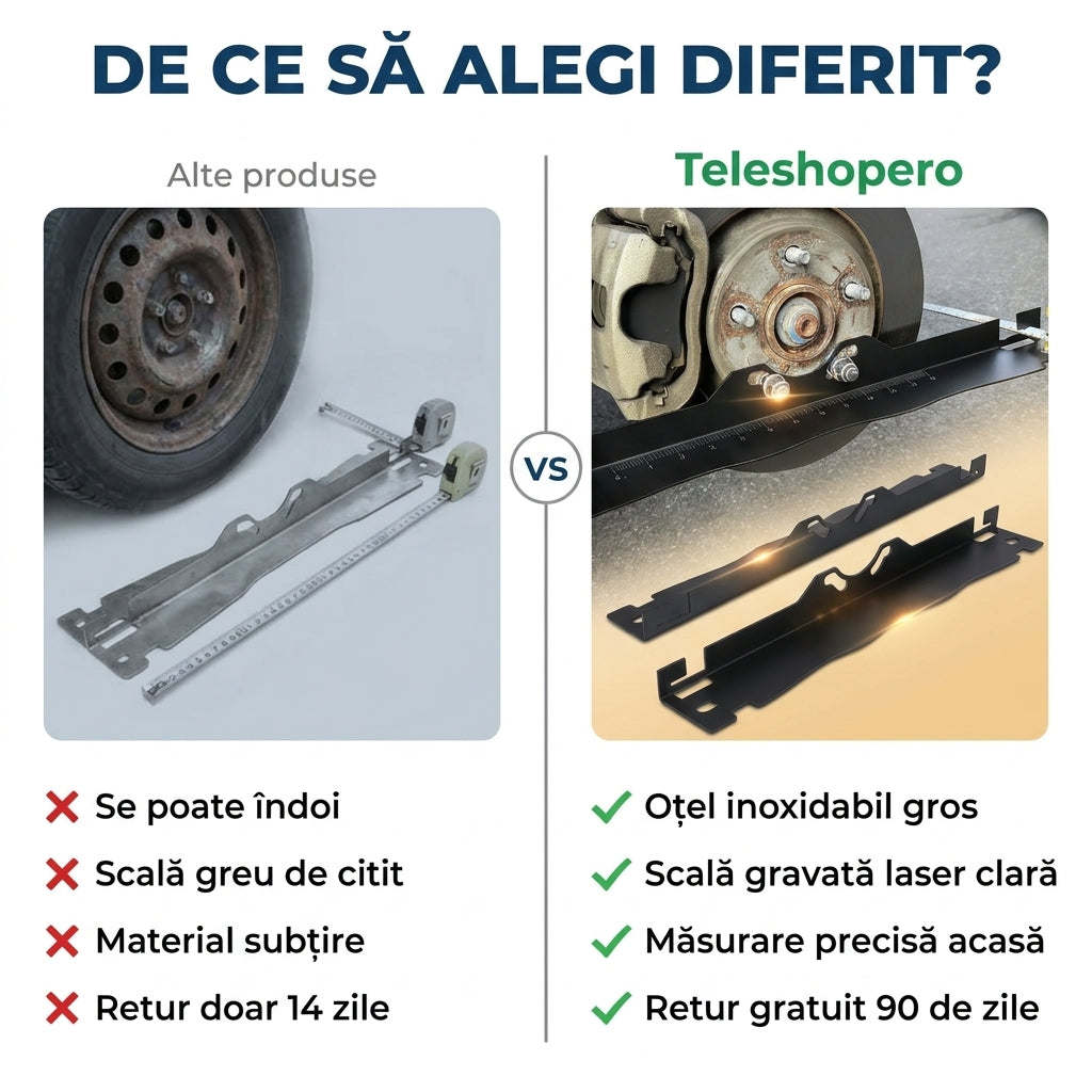 Placă Măsurare Direcție Roți