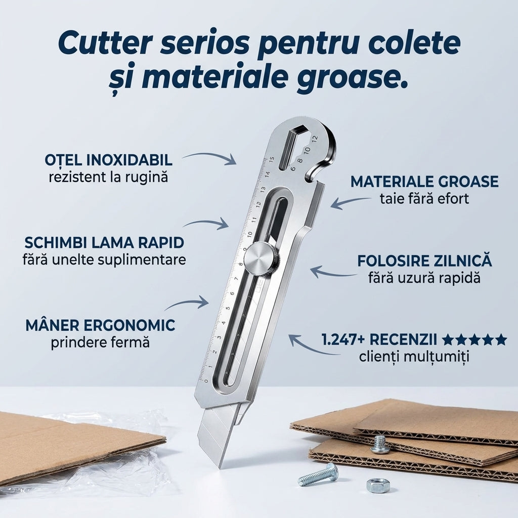 Cutter Multifuncțional Oțel Inoxidabil