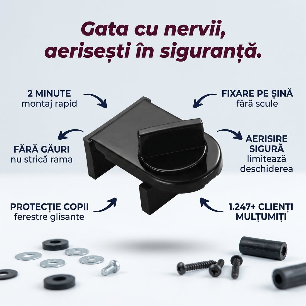 Blocant Ușă Glisantă Sigur