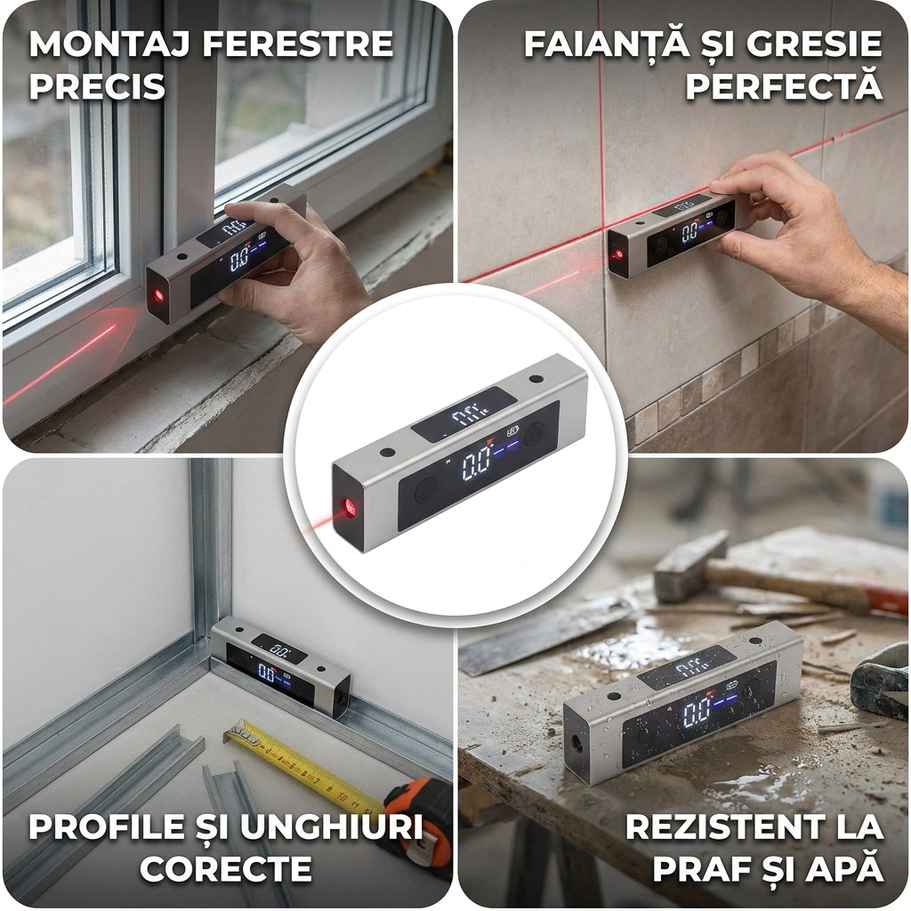 Inclinometru Digital cu Laser
