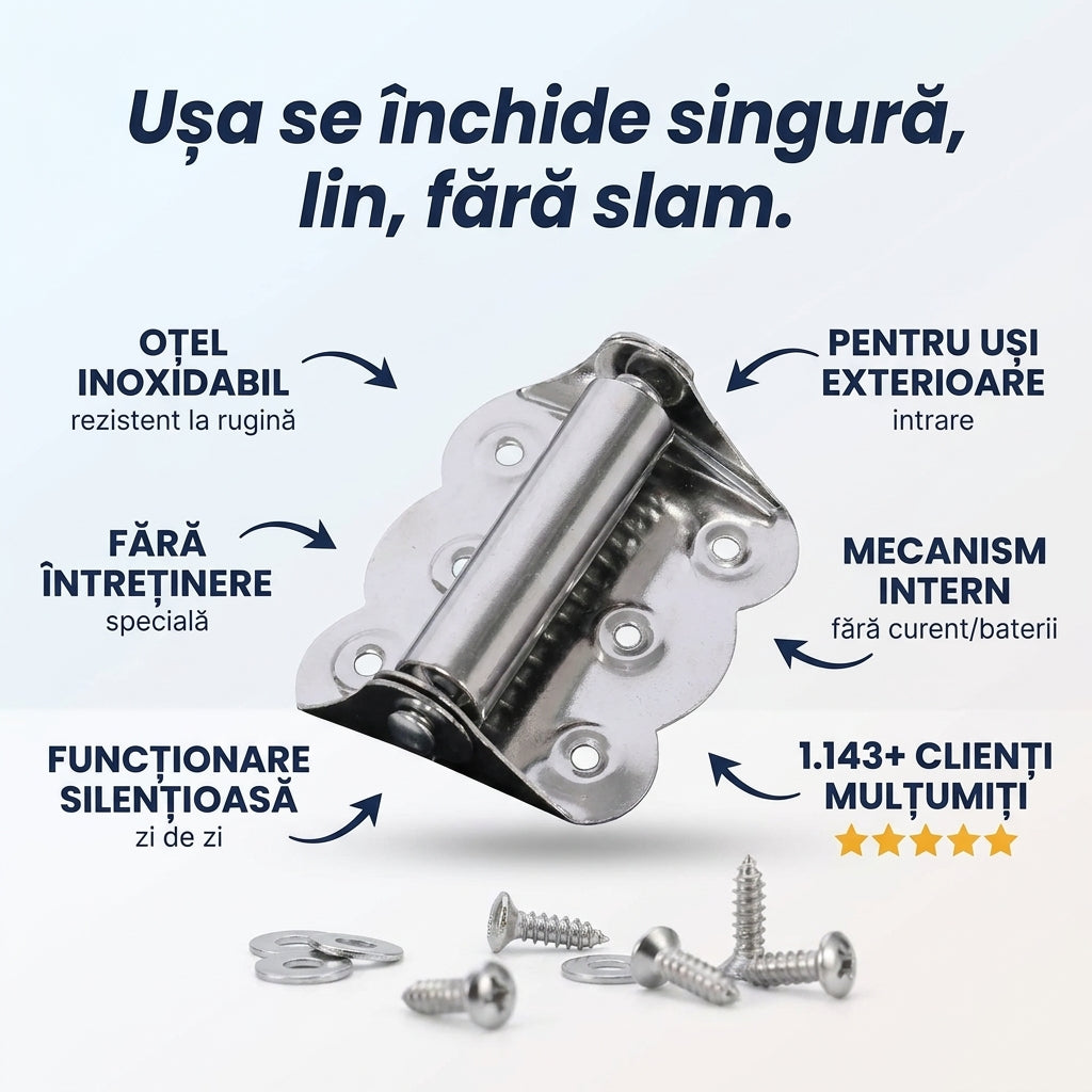 Balamale Auto-Închidere Inox