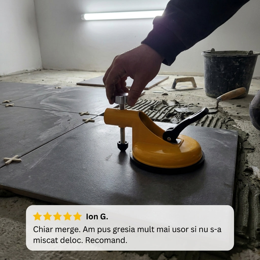 Nivelator cu Ventuză Puternică pentru Plăci Pardoseală